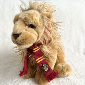 Harry Potter Gryffindor Lion Plush 12" Universal Studios Wizarding World Scarf